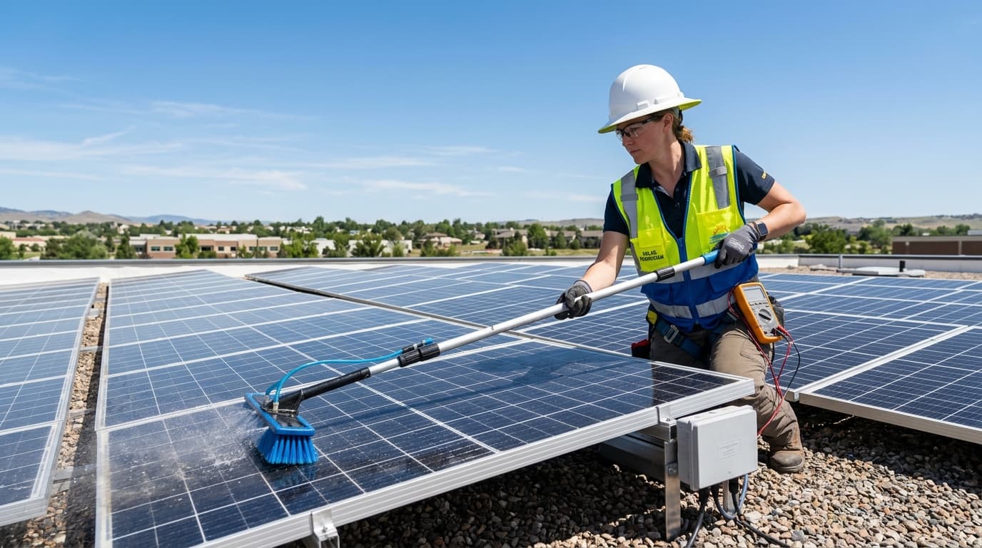 Dream Solar Energy engineer ready to assist customers